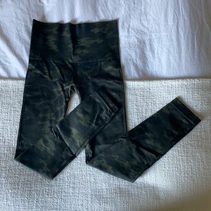 Spanx green camo leggings